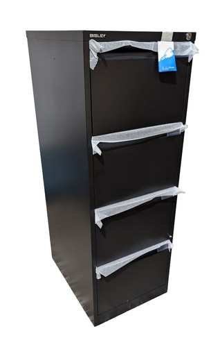 Bisley black drawer foolscap - 4,