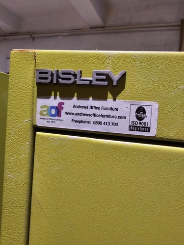 Bisley filing cabinet with - bisley,