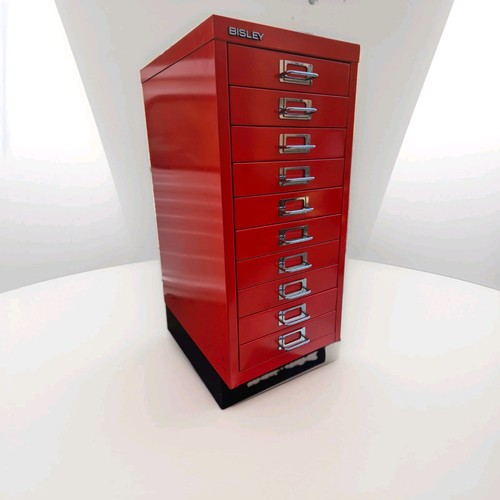 Bisley red metal filing - bisley,