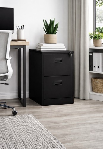 Black drawer home office - 2,